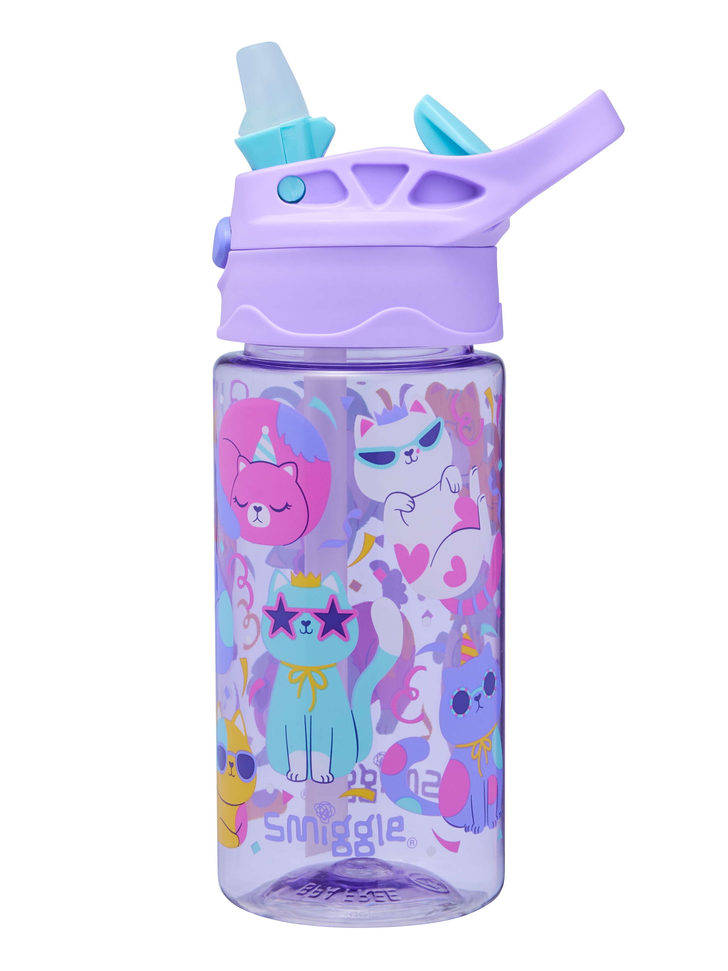 Playtime Junior Flip Plastic Drink Bottle 430Ml