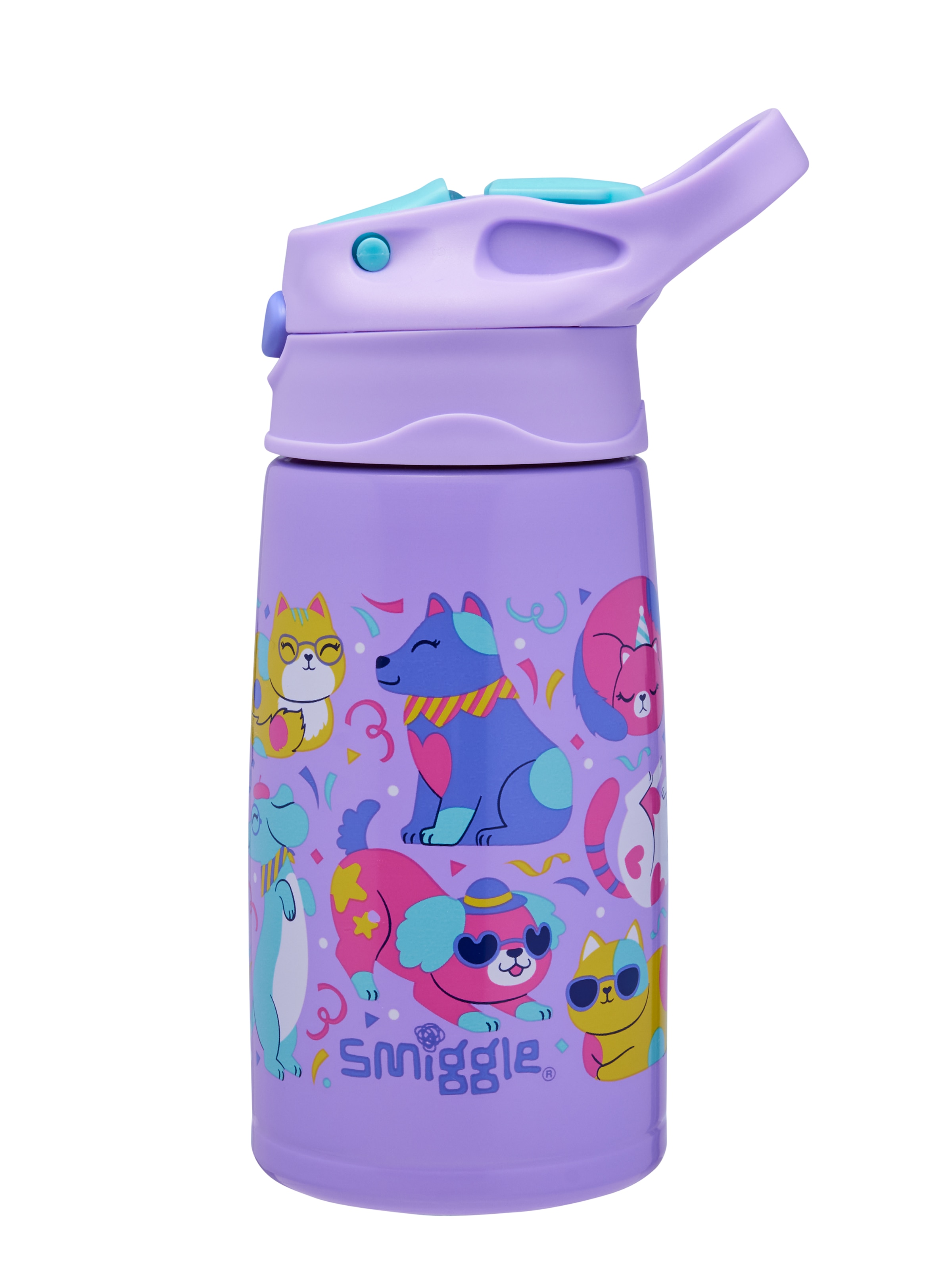 Playtime Junior Stainless Steel Flip Drink Bottle 400Ml