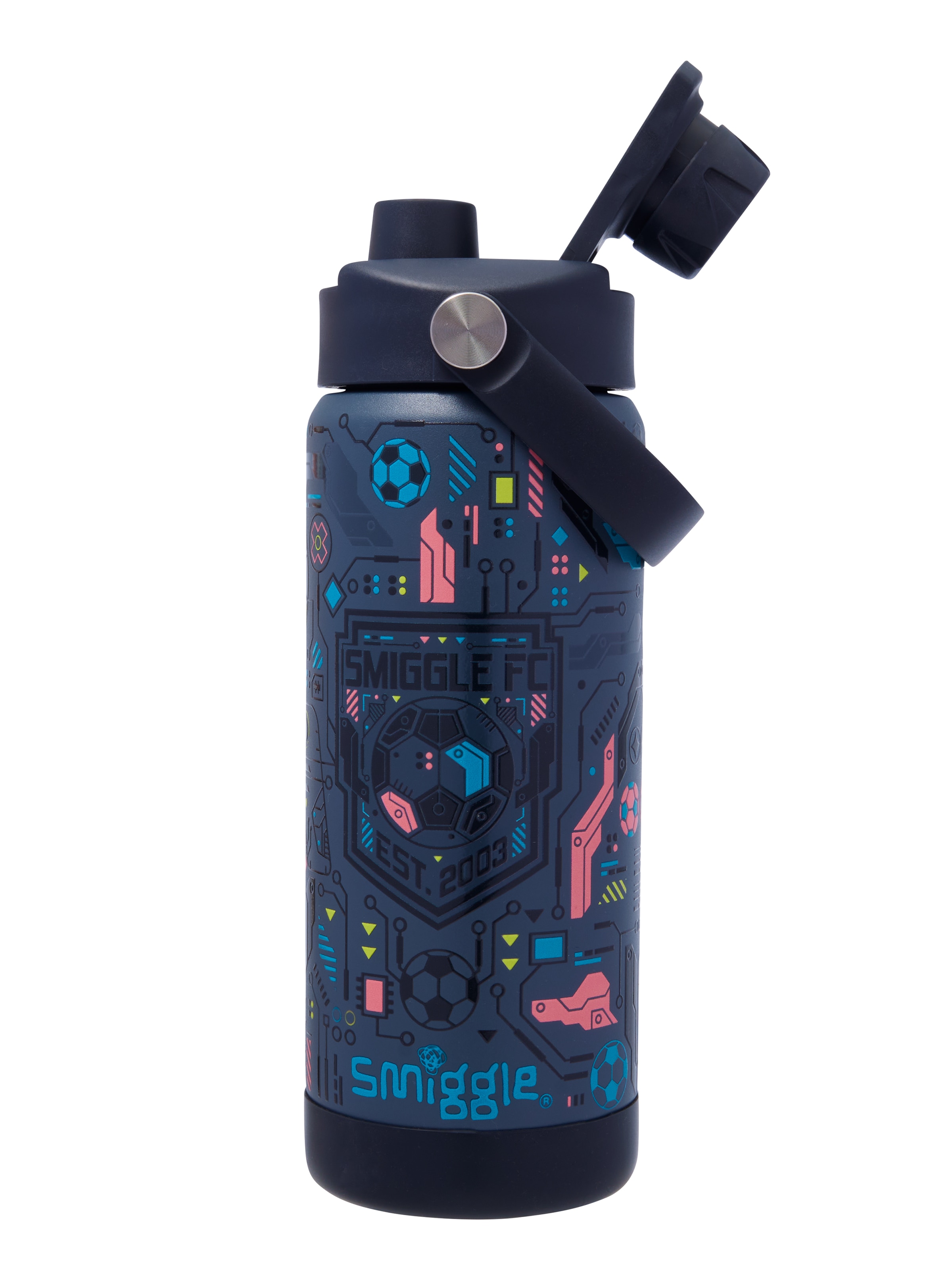 Power Play Squiggle Stainless Steel Insulated Drink Bottle 550Ml