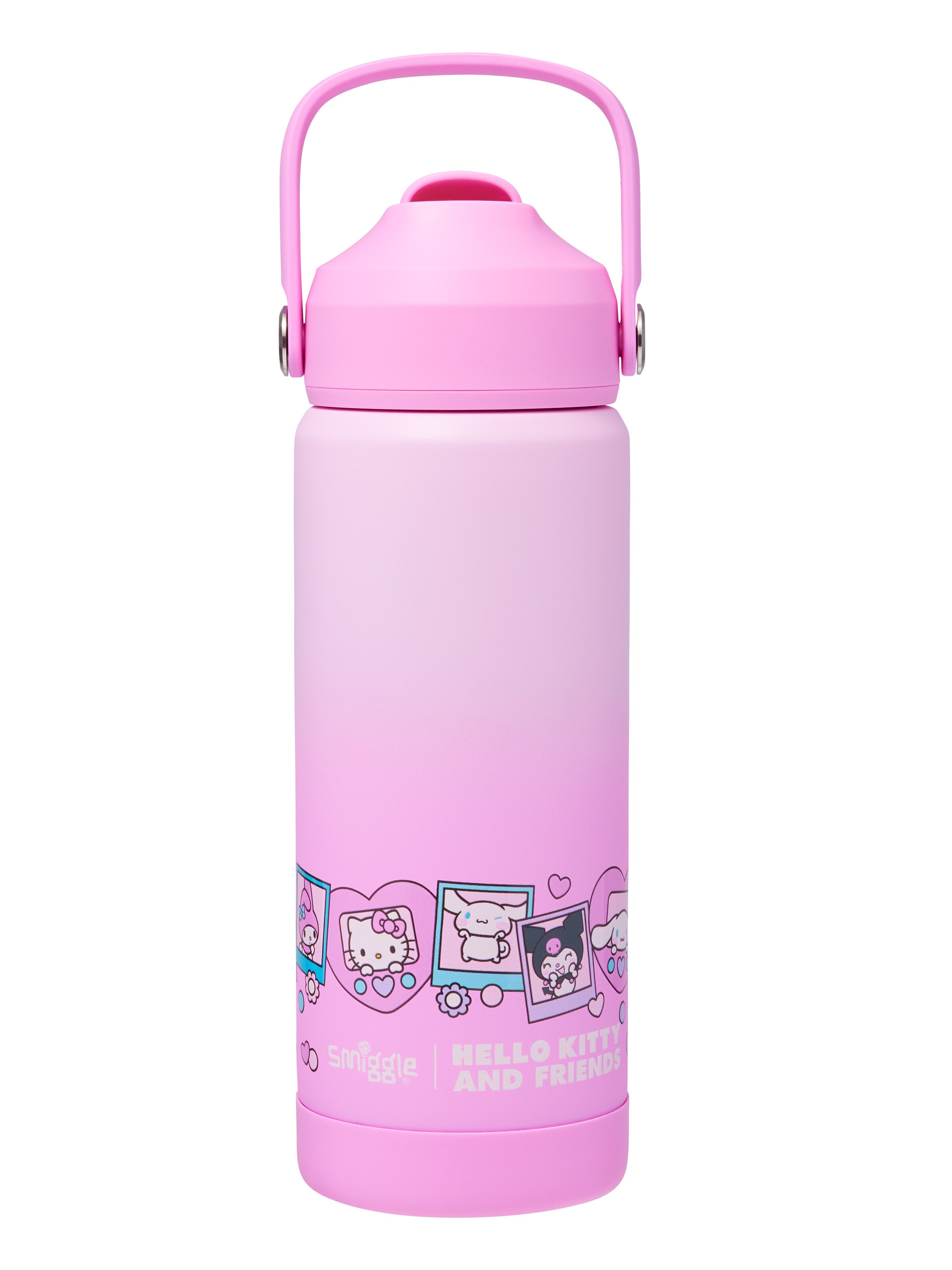 Hello Kitty And Friends Squiggle Insulated Stainless Steel Drink Bottle 550Ml