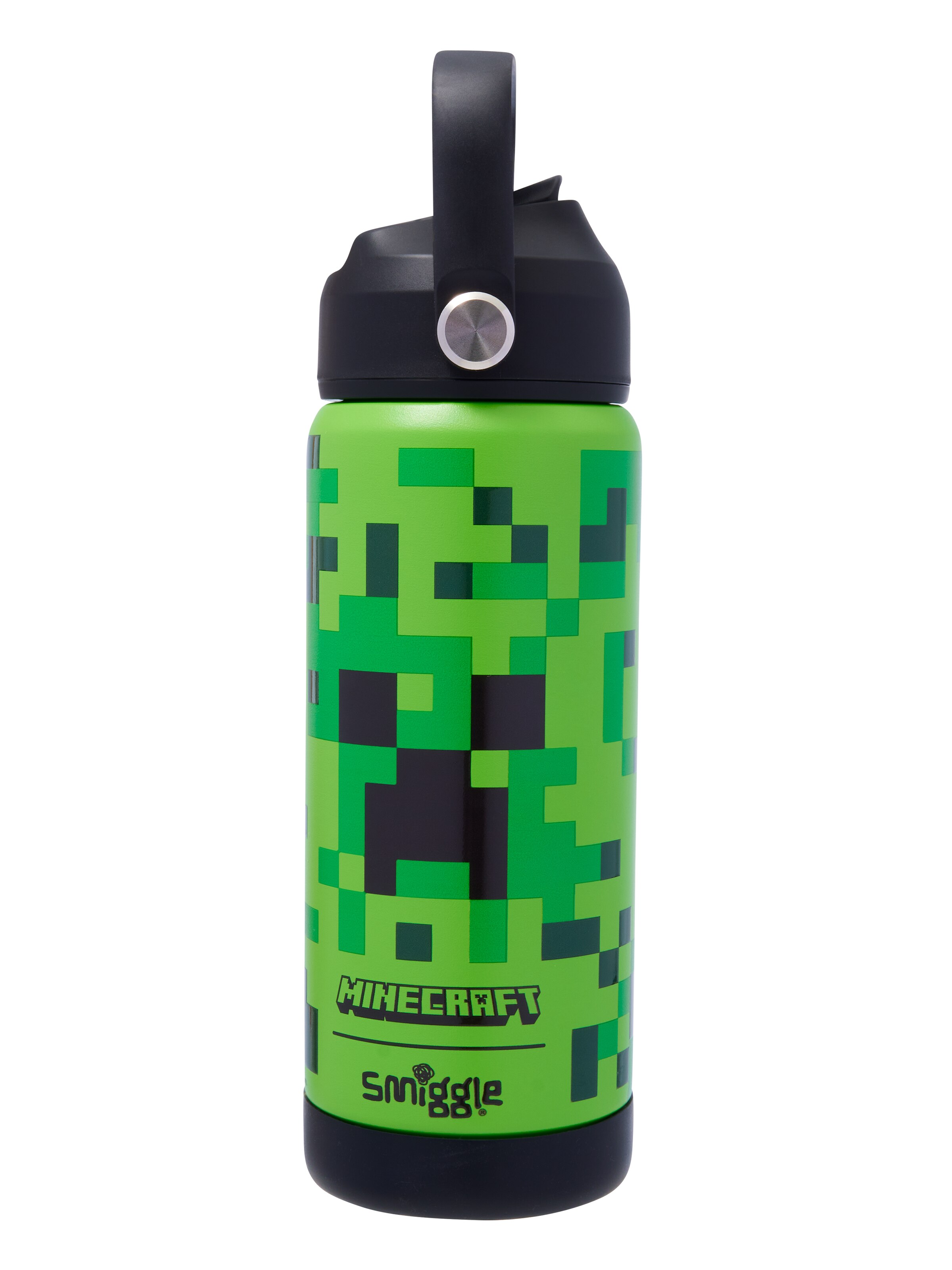 Minecraft Squiggle Insulated Stainless Steel Drink Bottle 550Ml