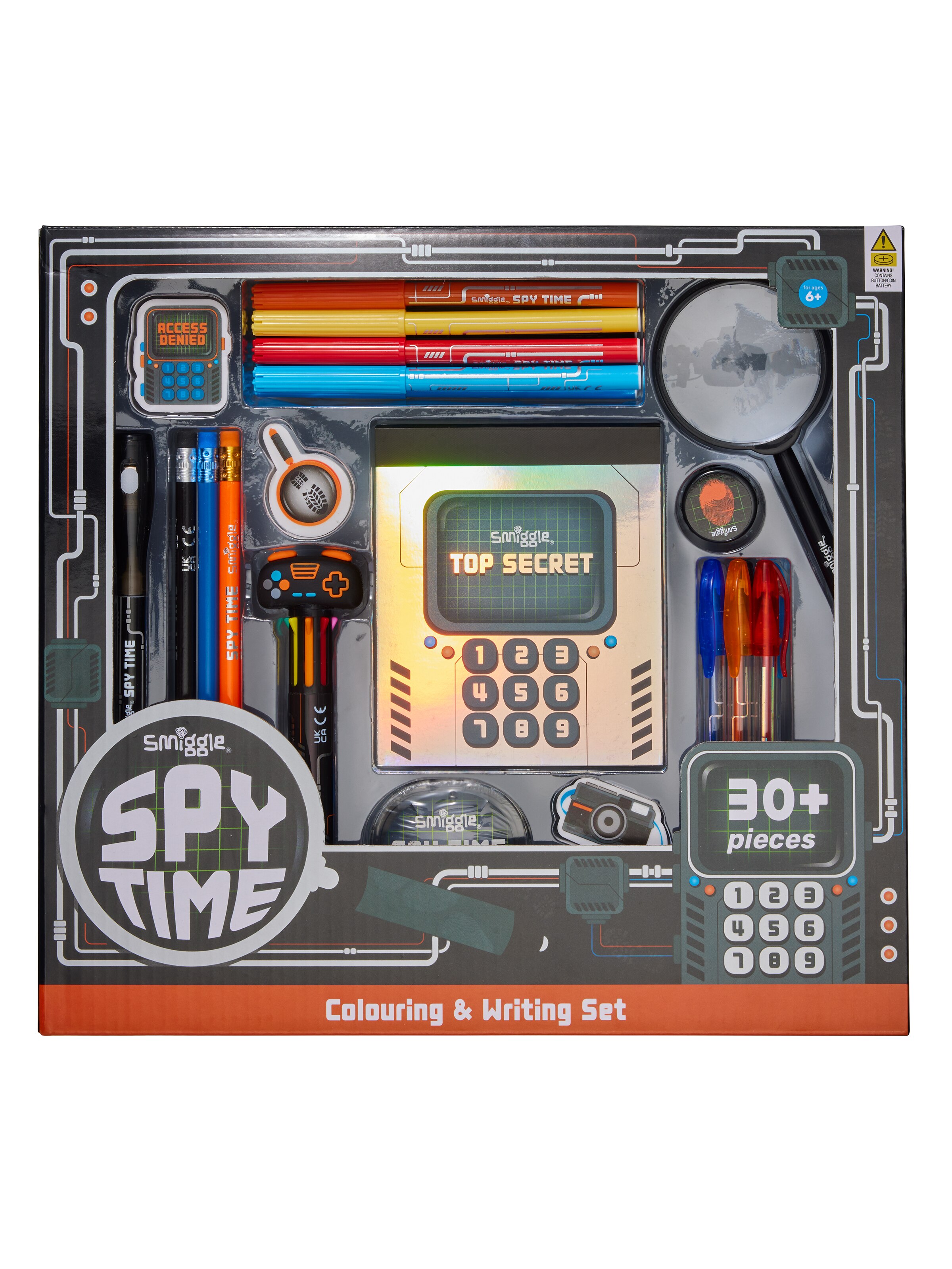 Image for Spy Time Colouring And Writing Set from Smiggle