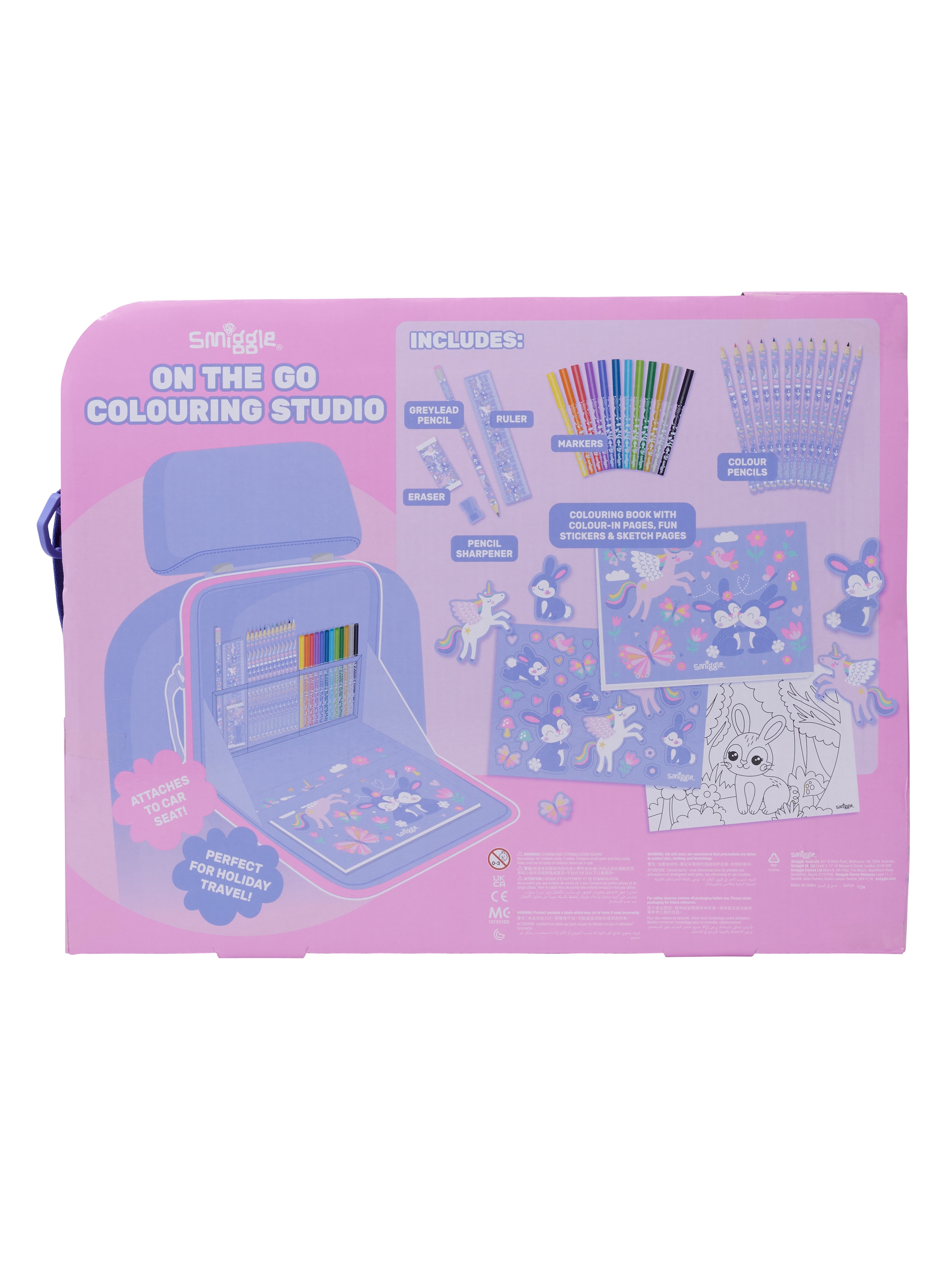 Image for Adventure On-The-Go Colouring Studio from Smiggle