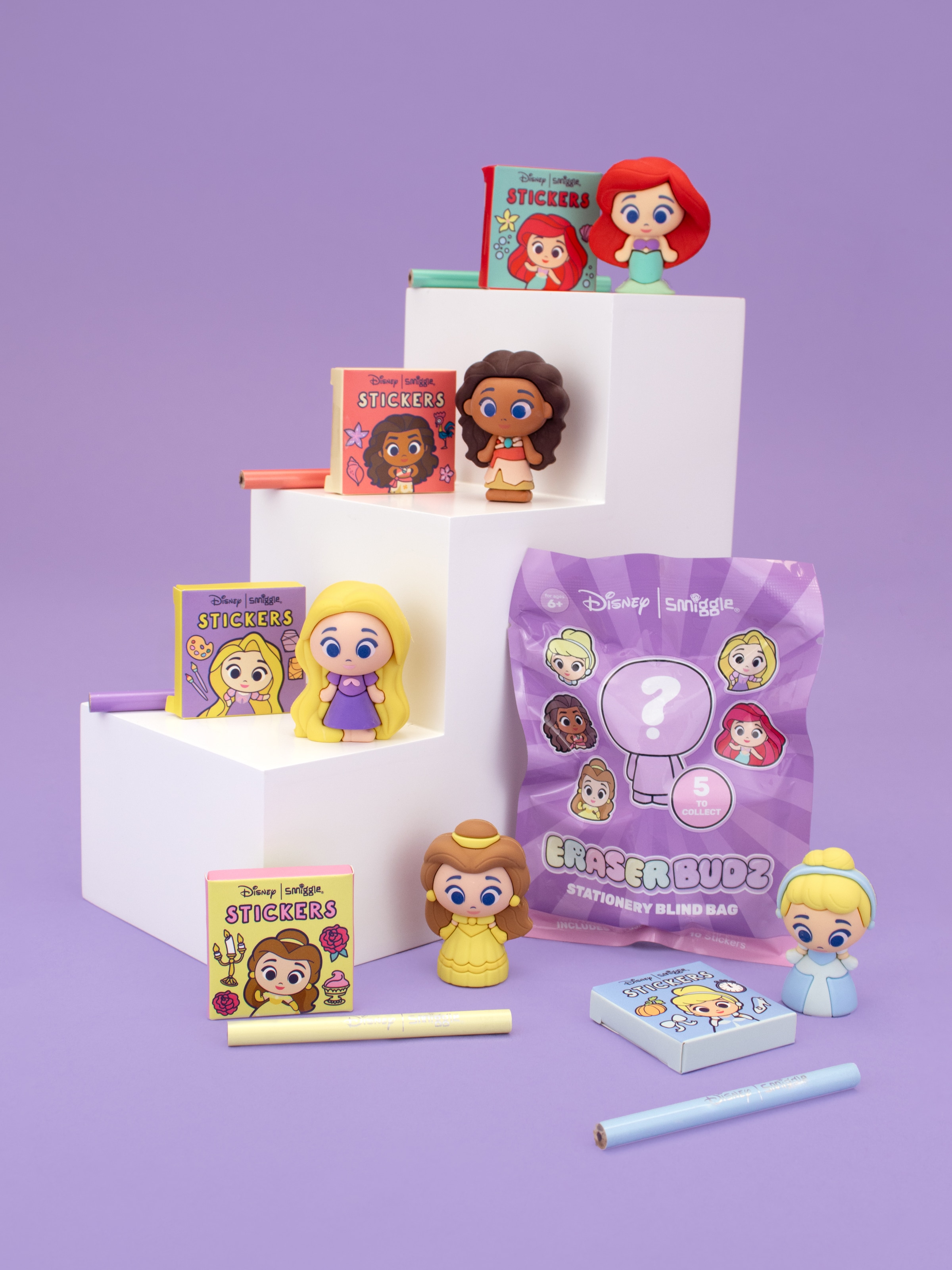Disney Princess Eraser Budz Stationery Blind Bag