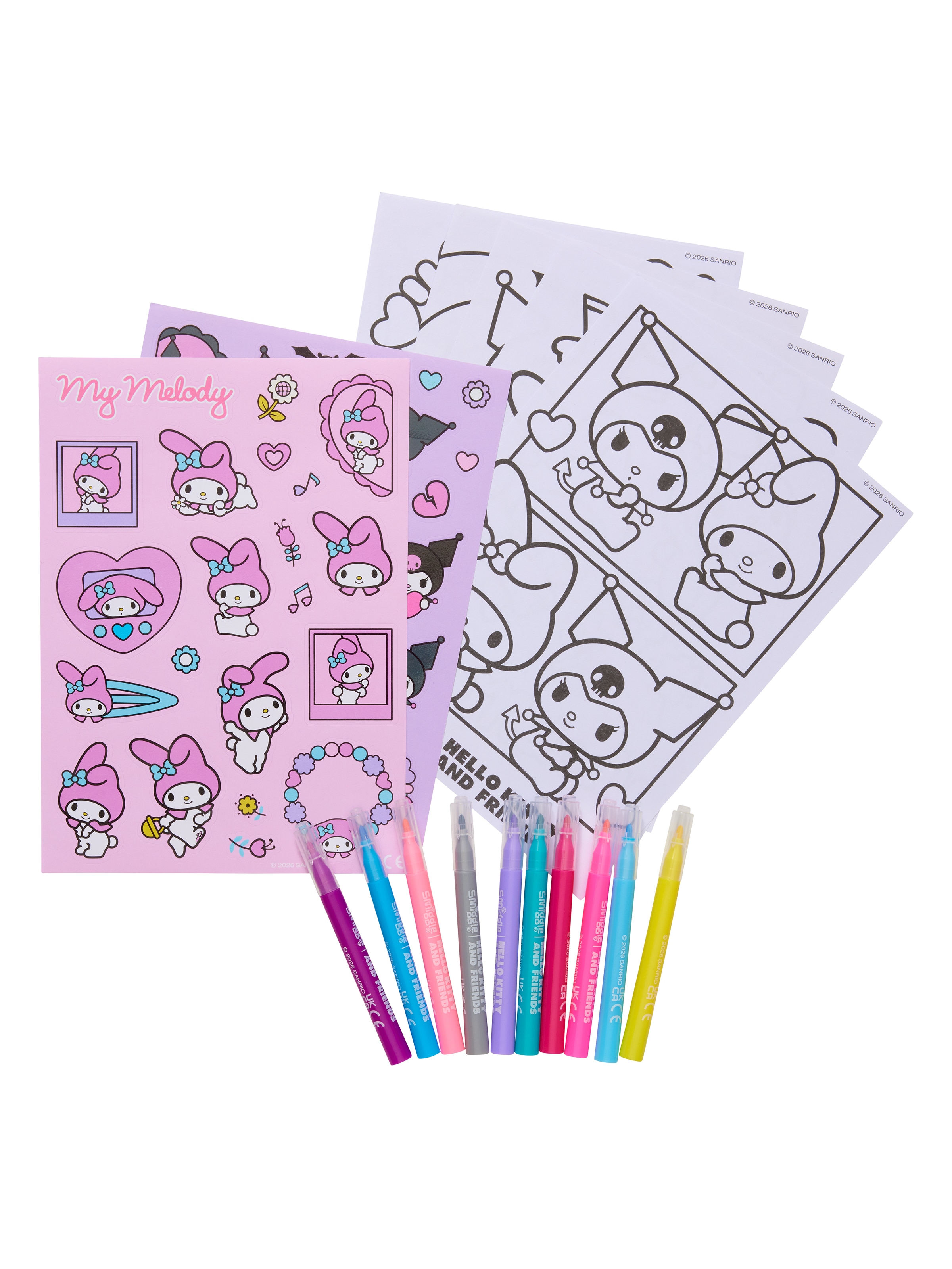 Hello Kitty And Friends Mini Colour Me Scented Activity Kit