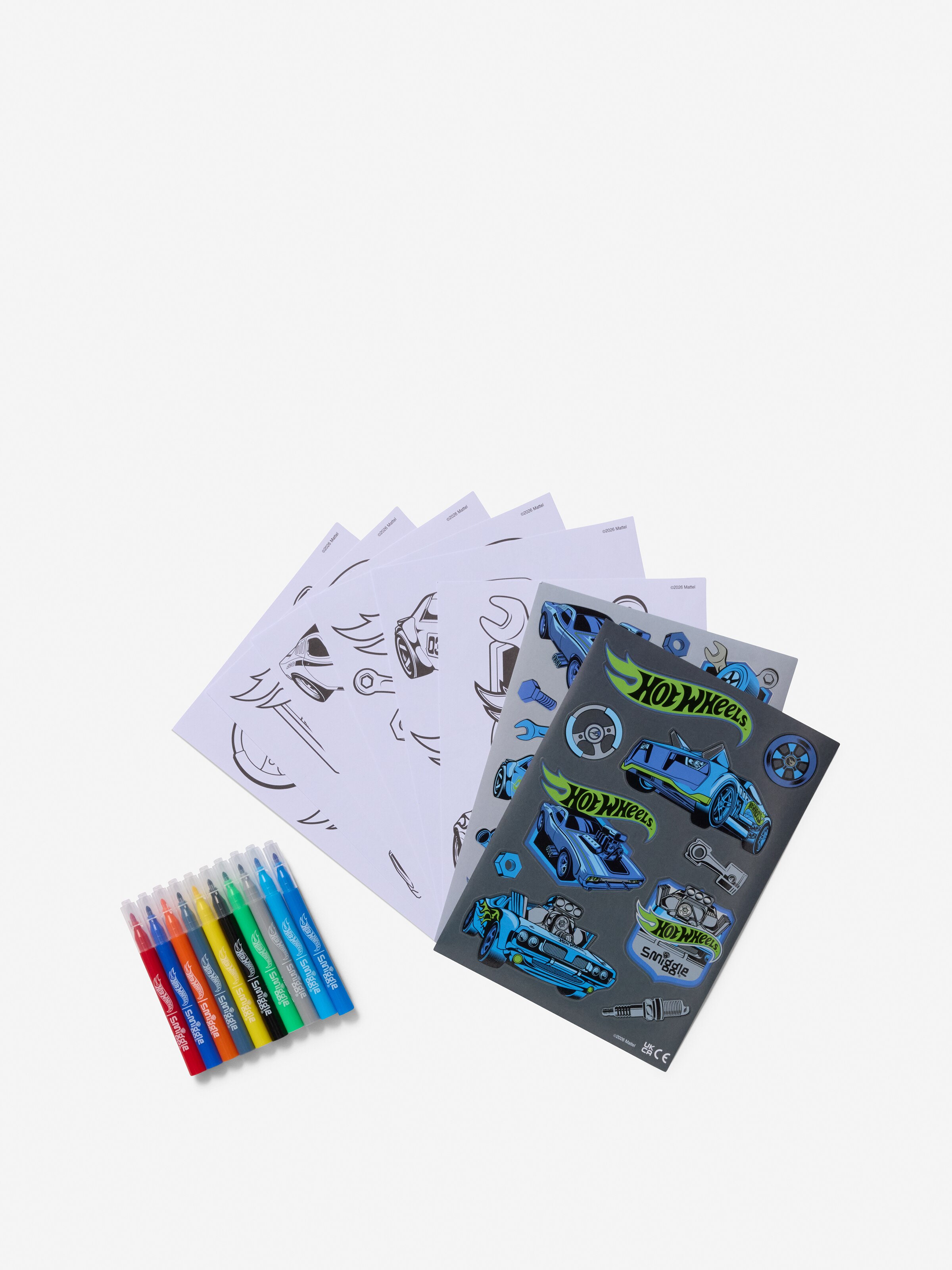 Hot Wheels Mini Colour Me Scented Activity Kit