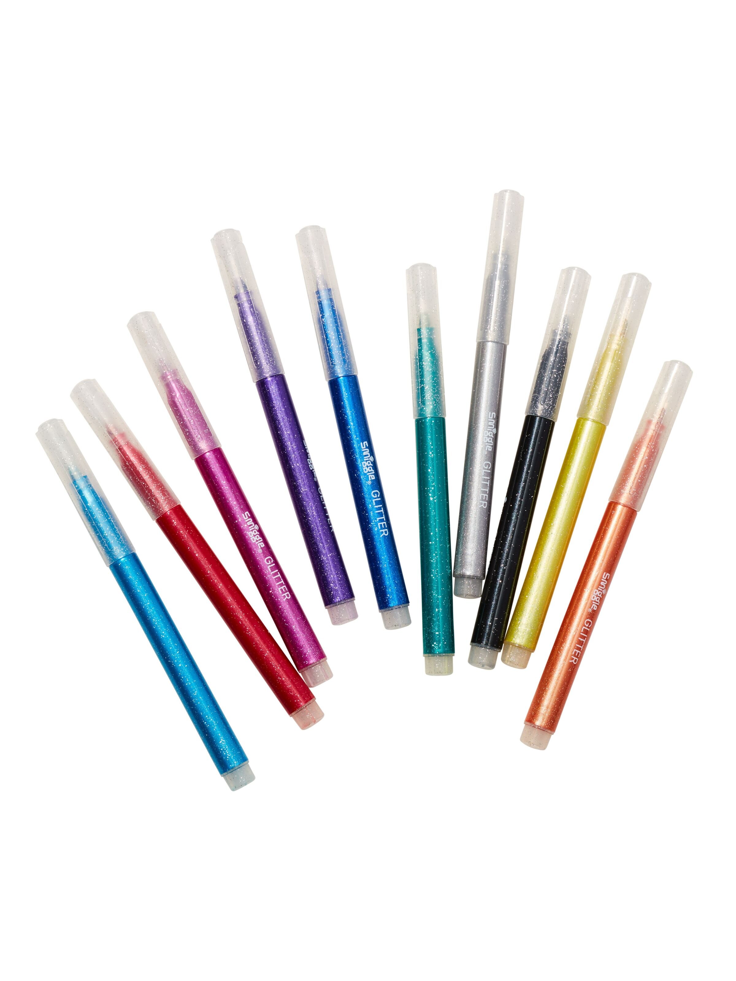 Glitter Marker Pack X10