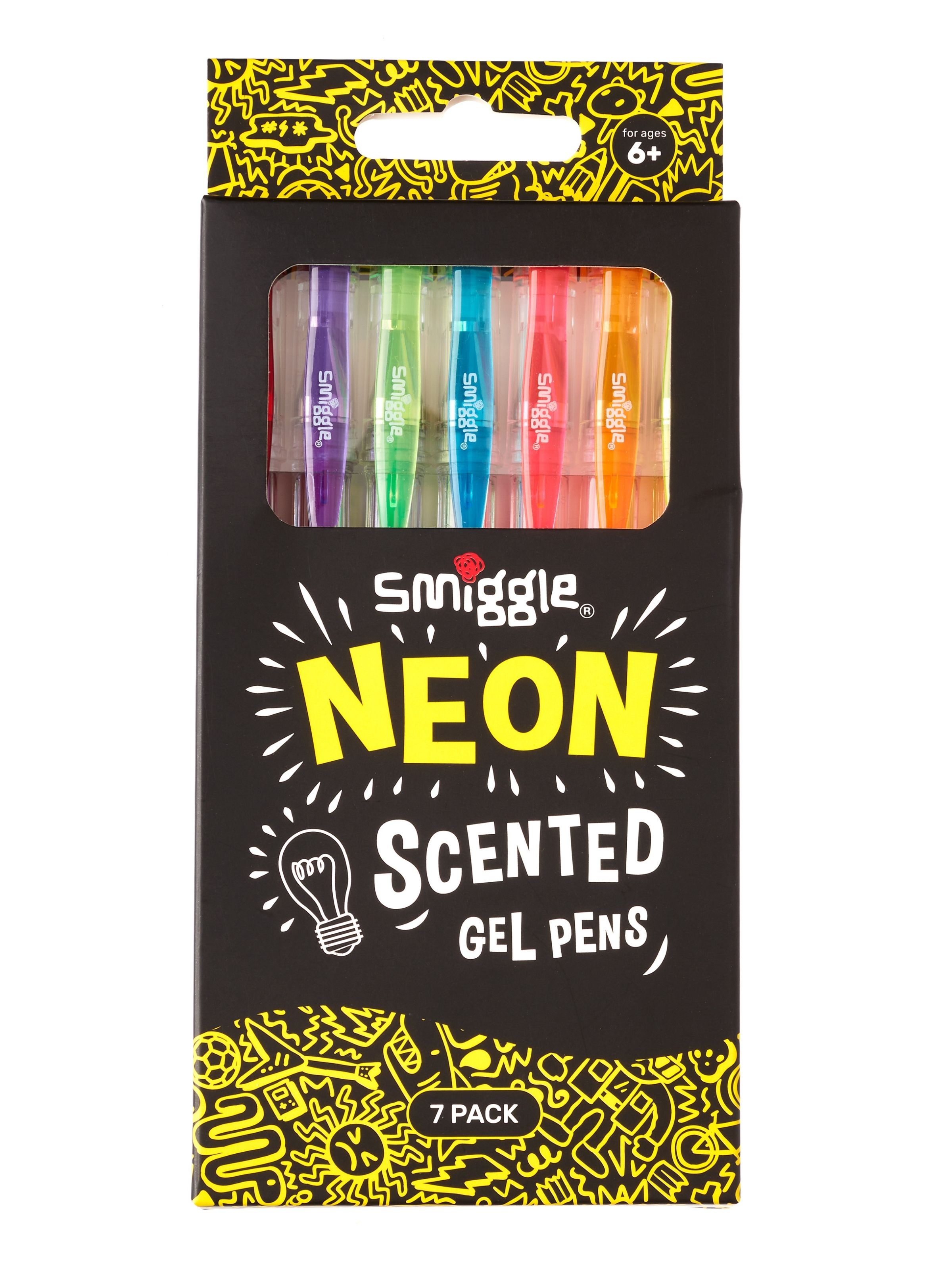 Neon Scented Gel Pens X7