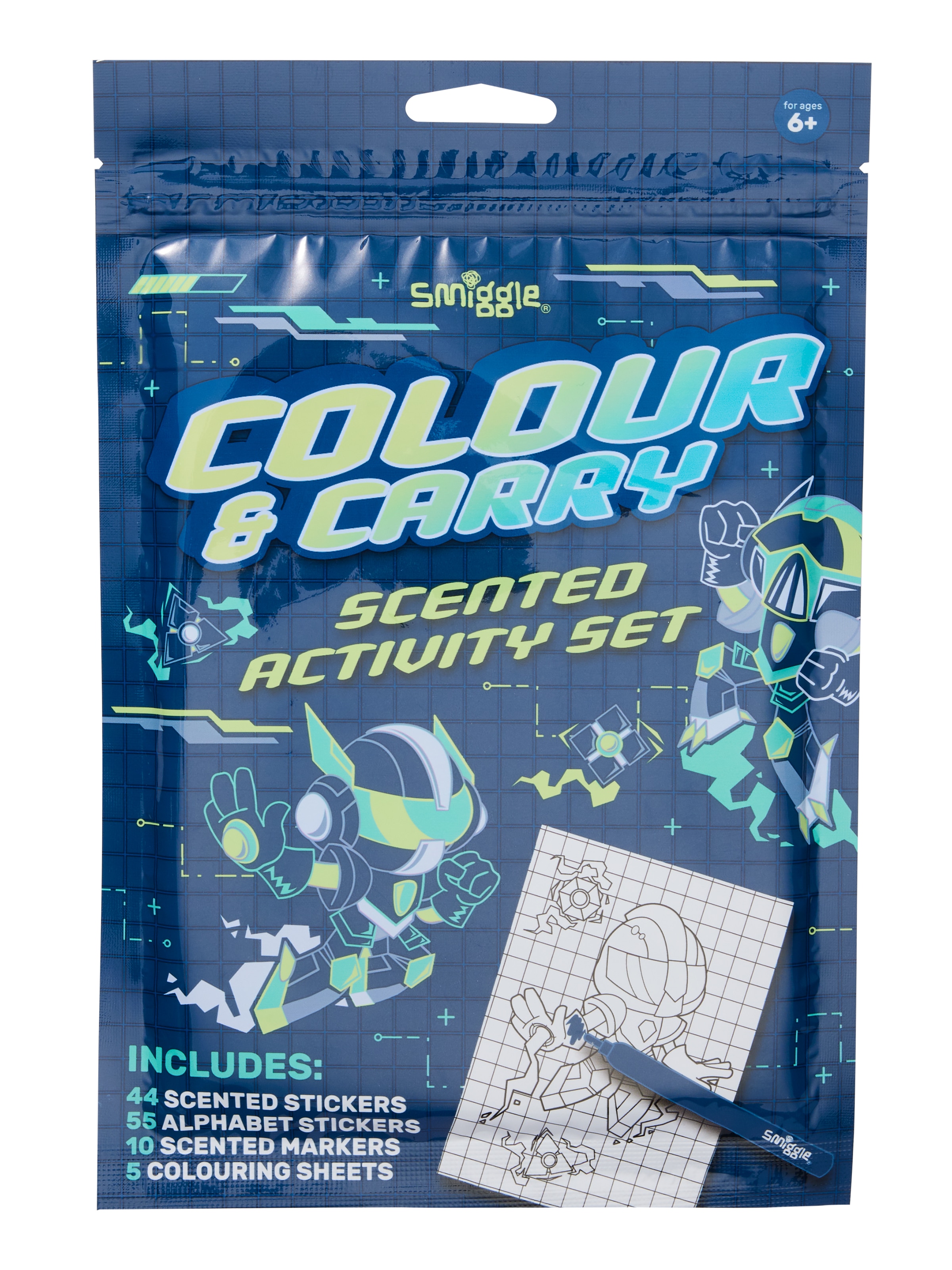Image for Mini Colour &amp; Carry Scented Activity Kit from Smiggle