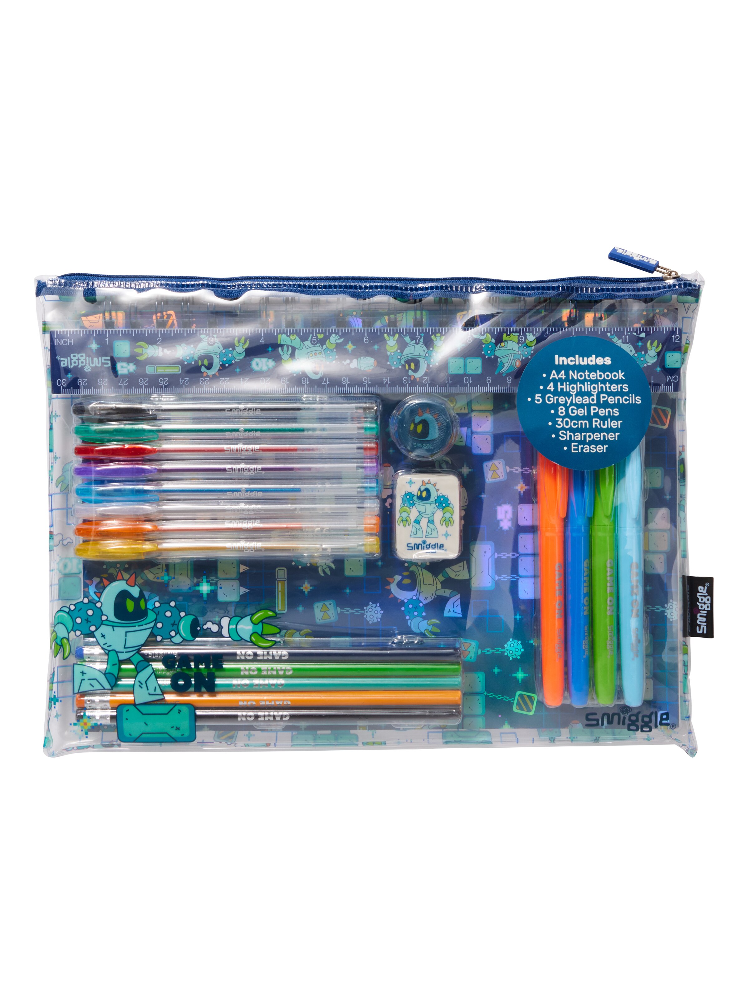 Image for Happy Tales A4 Essentials Stationery Gift Pack from Smiggle