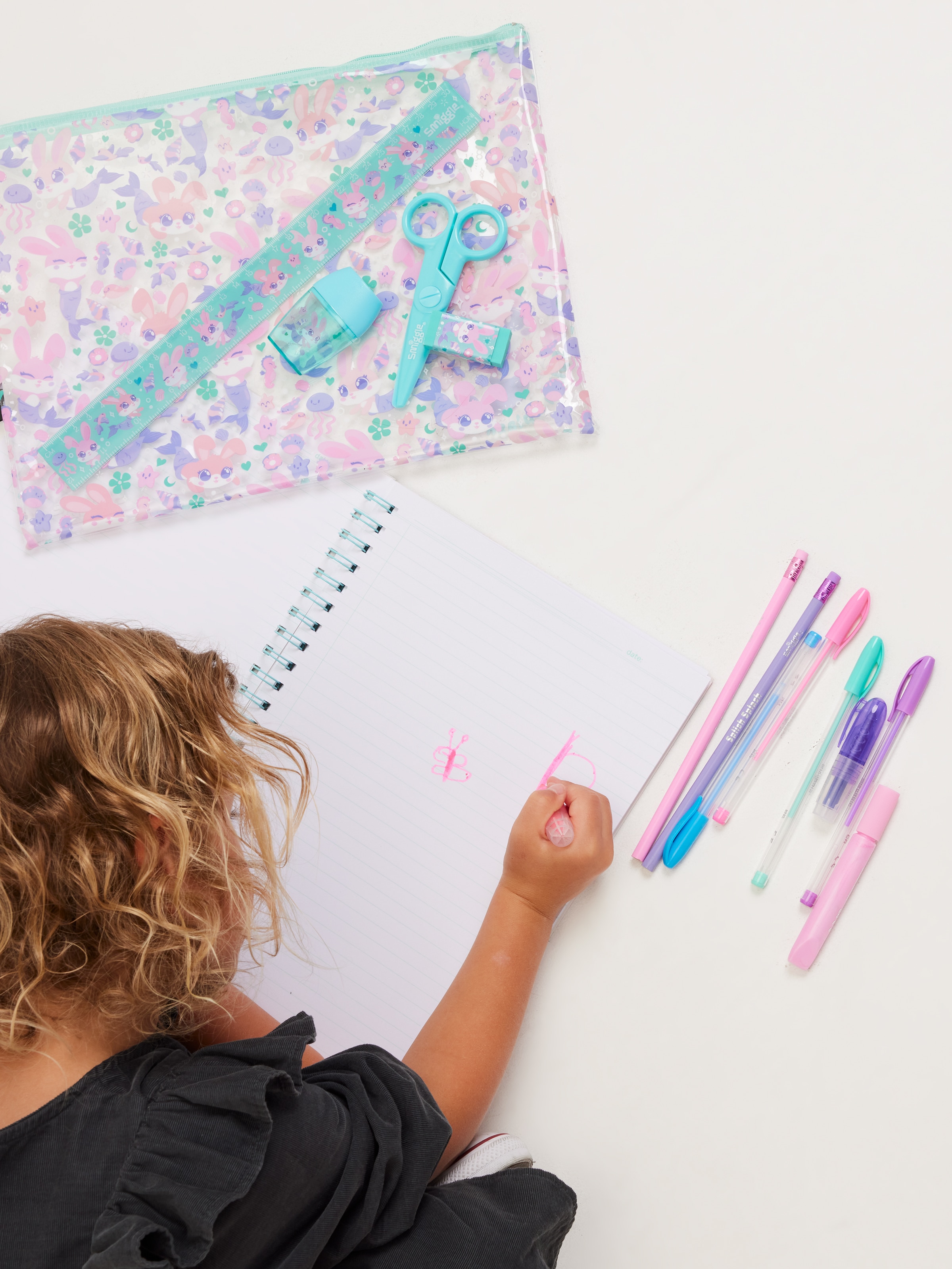 Image for Curious A4 Essentials Stationery Gift Pack from Smiggle