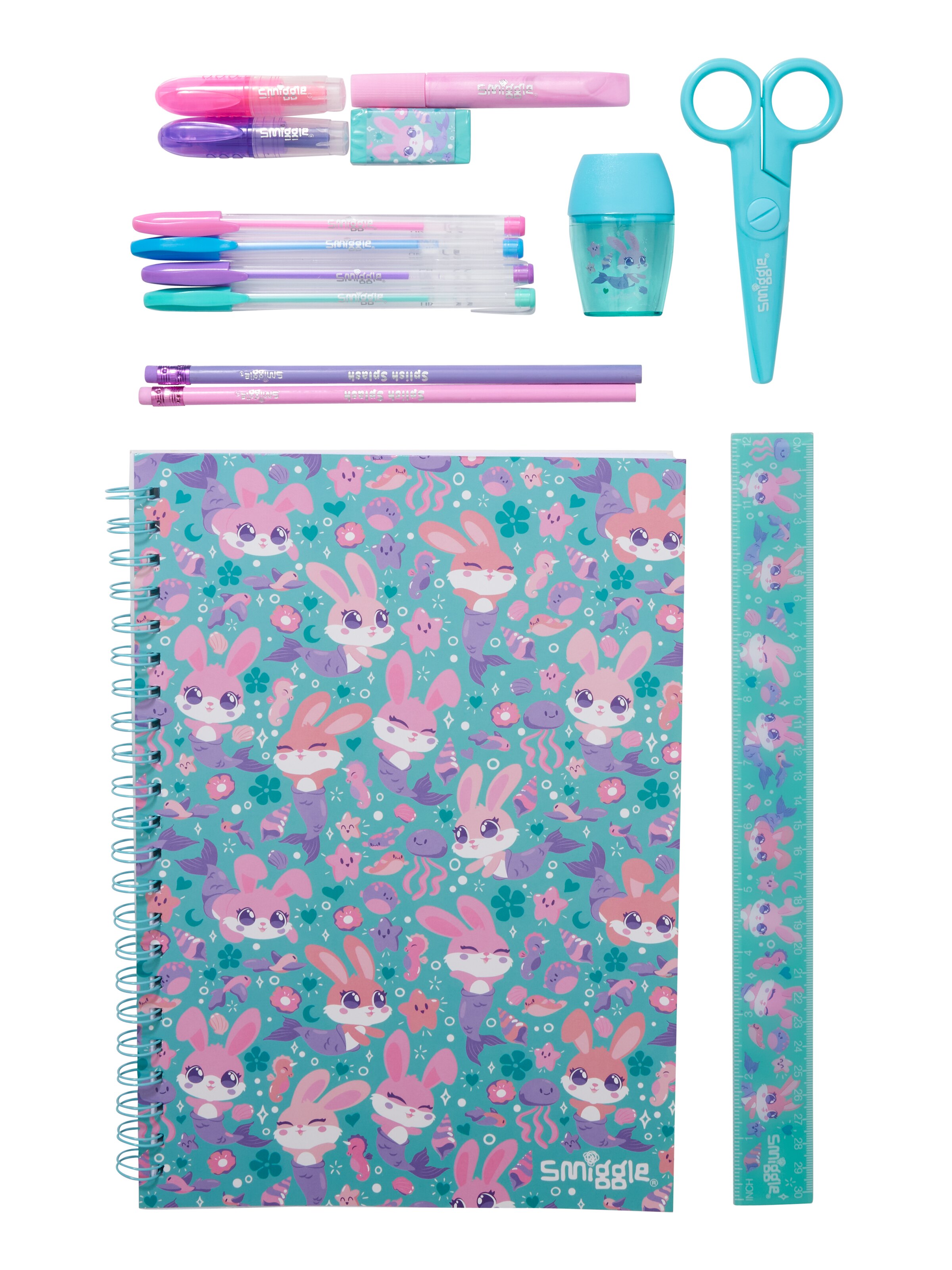 Image for Curious A4 Essentials Stationery Gift Pack from Smiggle