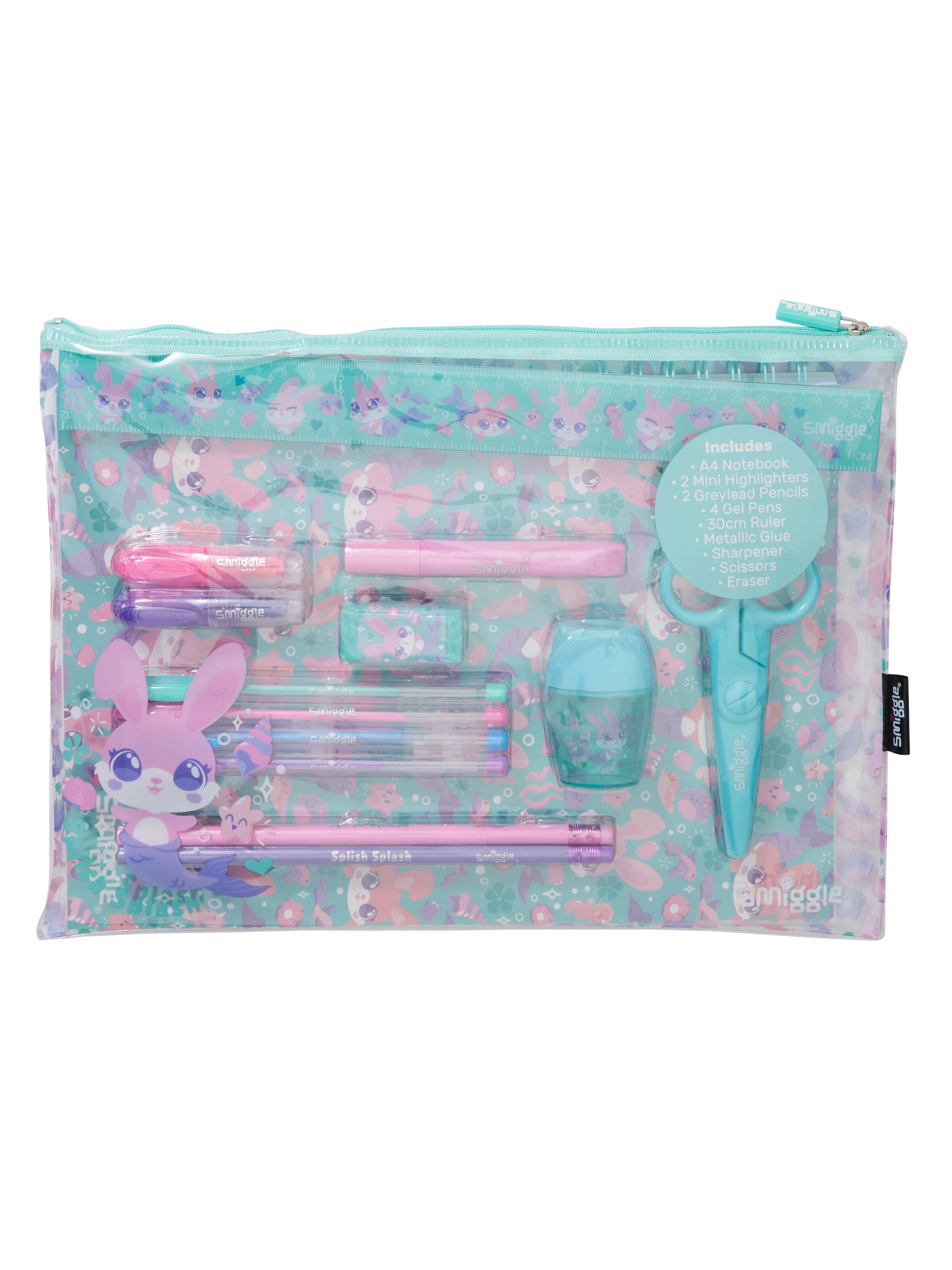 Image for Curious A4 Essentials Stationery Gift Pack from Smiggle