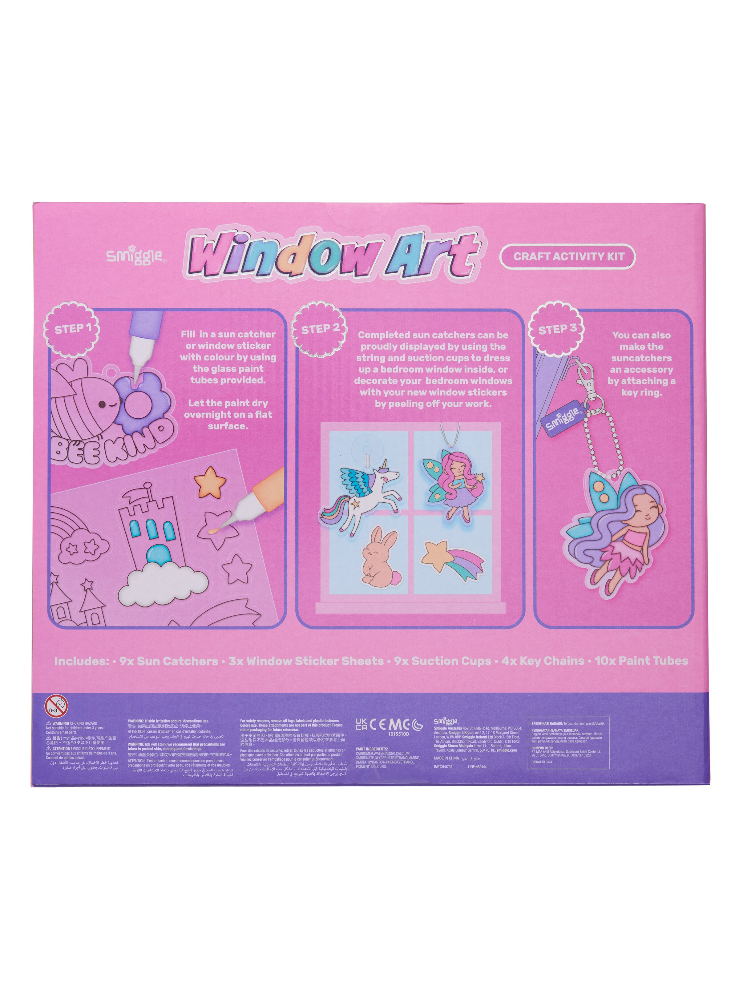 Window Art Craft Activity Gift Set