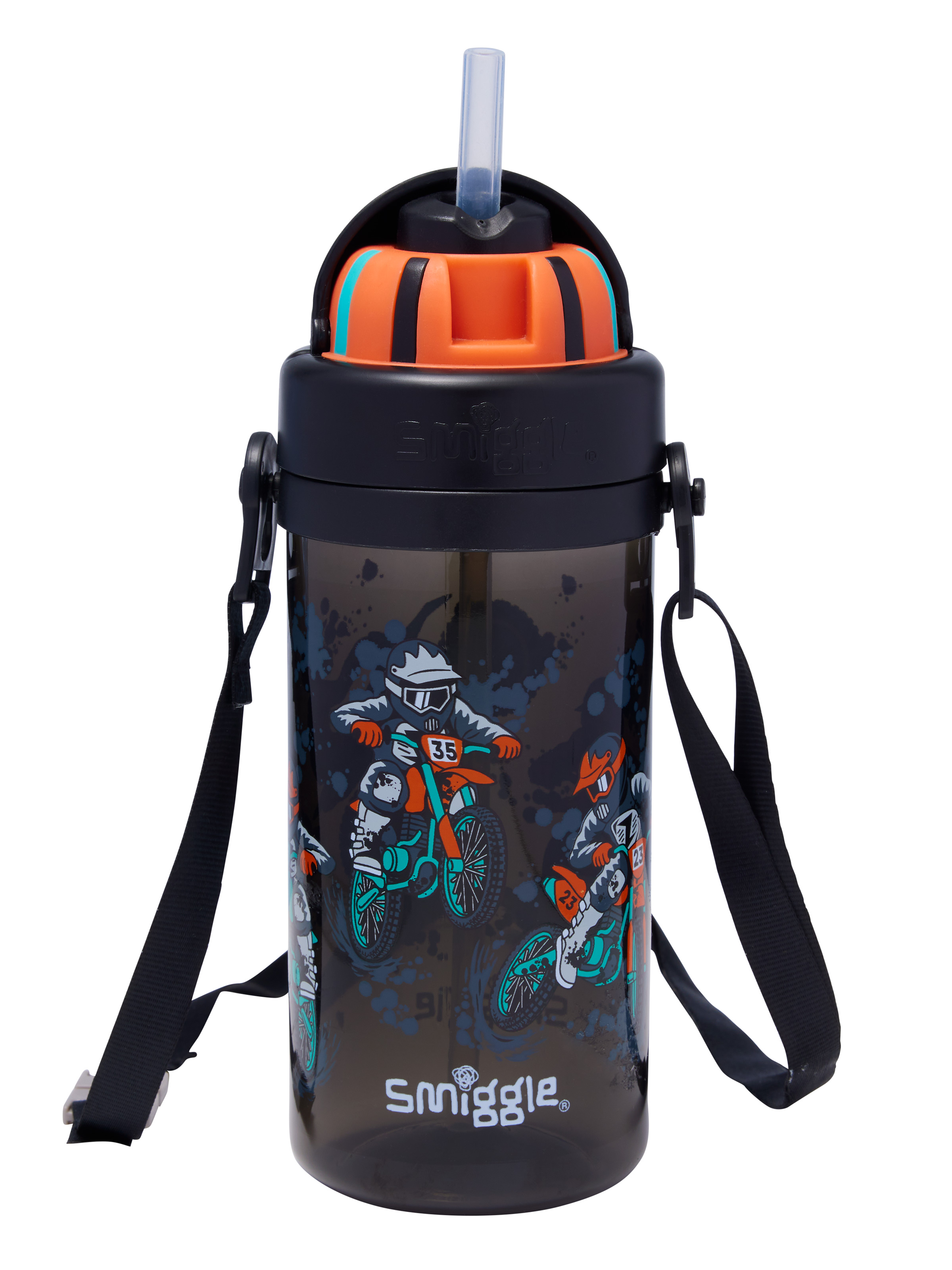 Adventurous Teeny Tiny Plastic Drink Bottle With Strap 400Ml                                                                    